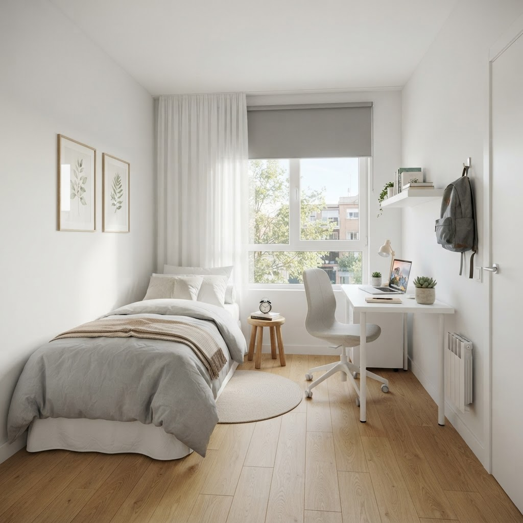 WG-Zimmer mit 17 m²